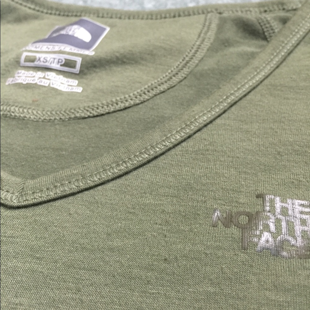 North Face Sage Green Hiking/Workout Shirt